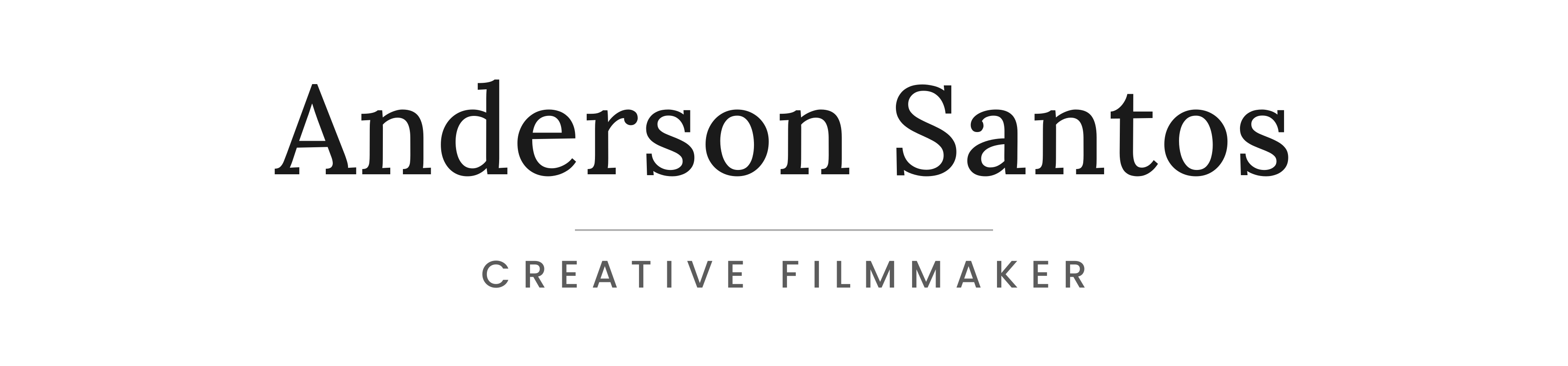Anderson Santos — Creative Filmmaker